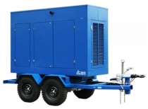Дизельный генератор ТСС АД-300С-Т400-2РПМ5 на шасси с АВР